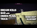 Dream Kills BadBoyHalo with Ender Pearl Trick - Minecraft Manhunt