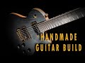 Handmade guitar build  les paul style guitar with tremolo  homemade guitar build from scratch