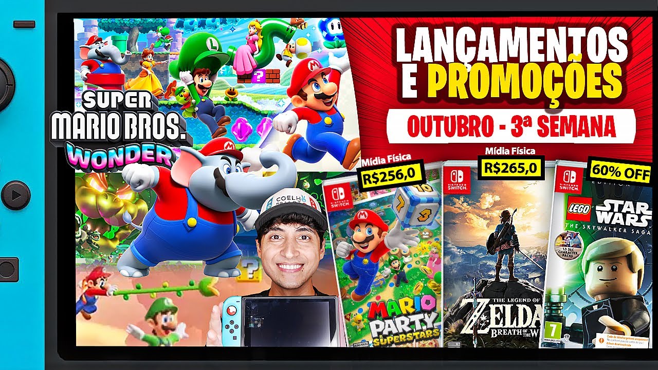 New Super Mario Bros U Deluxe - Nintendo Switch Código Digital - R$299,90