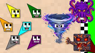 Squares vs ALL BOSS – Survival Challenge💥🟥 screenshot 3