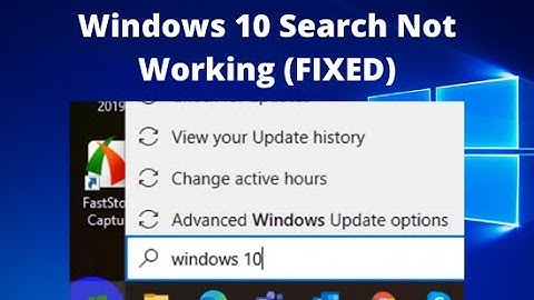 How to fix Windows Search shows blank box