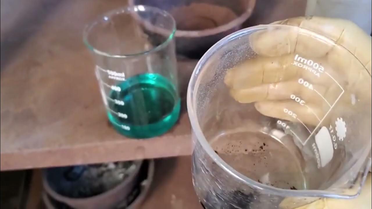 How To Separate Gold From Silver فصل الذهب من معدن الفضه/Separation of gold from silver - YouTube