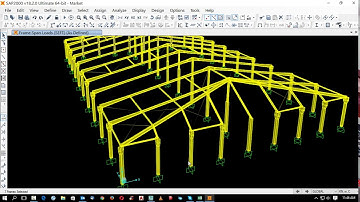 csi sap2000 steel design building 01