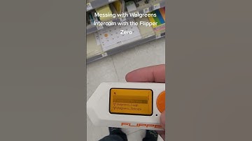 Walgreens Intercom with the Flipper Zero.