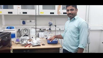 Gold seed nano particles synthesis..by Sumant pandey..at scientist lab Dr G.V pavan kumar, IISER.