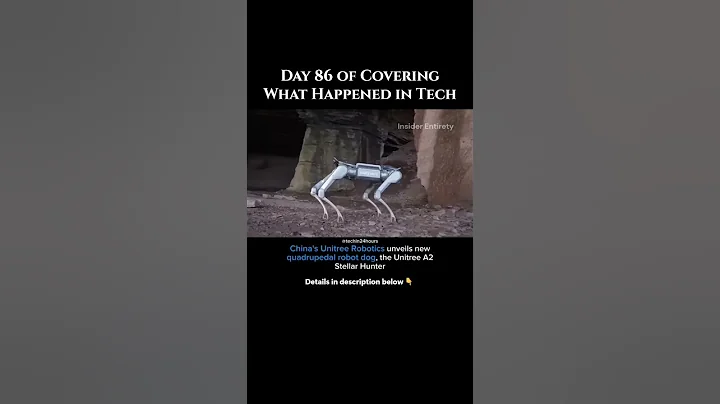 Day86: Meet Unitree A2 Stellar Hunter – Next-Gen Robot Dog with 20 km Range! 🐕 #unitree #a2 #hunter