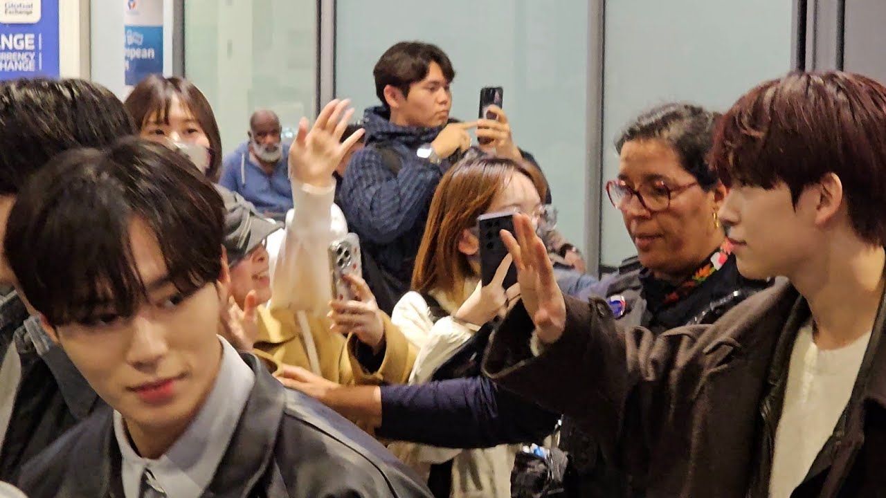 ALPHA DRIVE ONE 알파드라이브원 arrival @ Charles de Gaulle Aiport in Paris for the KIMHĒKIM PFW Event