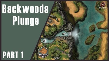 Backwood Plunge - P1 | D&D Battlemaps | Inkarnate Time Lapse
