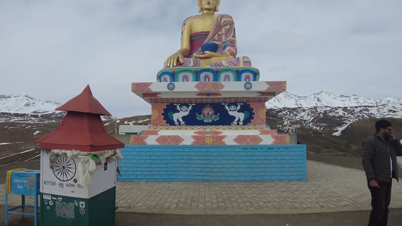Kibber to Hikkim Road Trip 🚗 | World’s Highest Post Office | Langza Buddha Statue | Spiti Valley