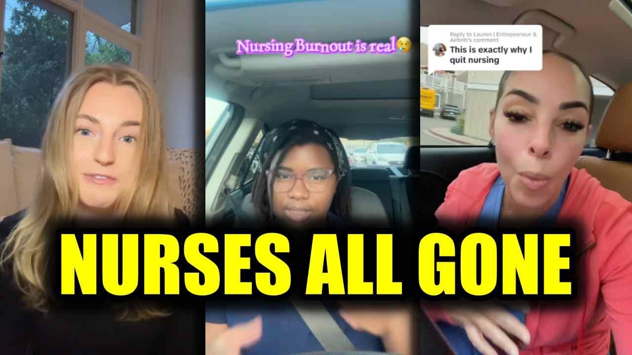 Медсестры увольняются с работы, так как они выгорают и подвергаются увольнениям