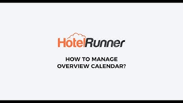 How to manage your hotel’s availability using the Overview Calendar