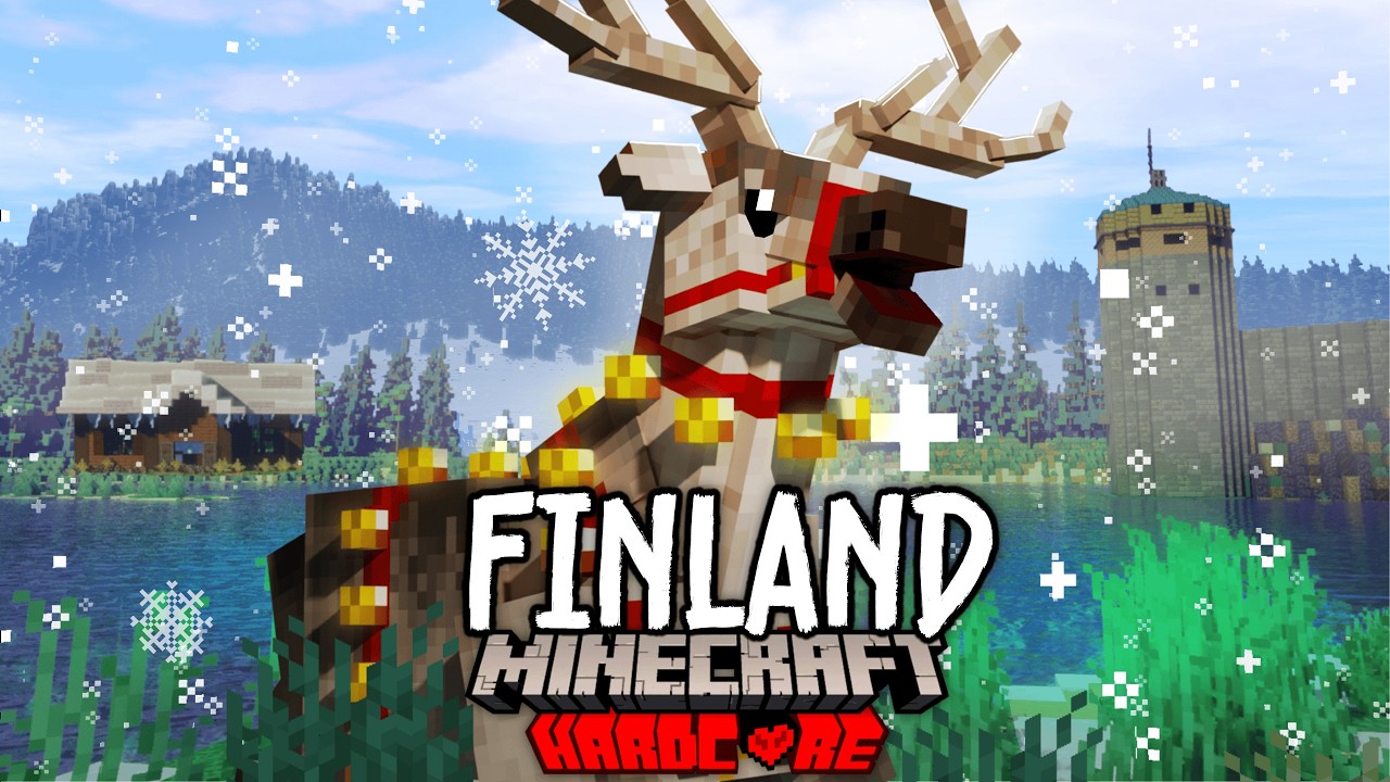 I Survived 100 Days in FINLAND in Hardcore Minecraft!