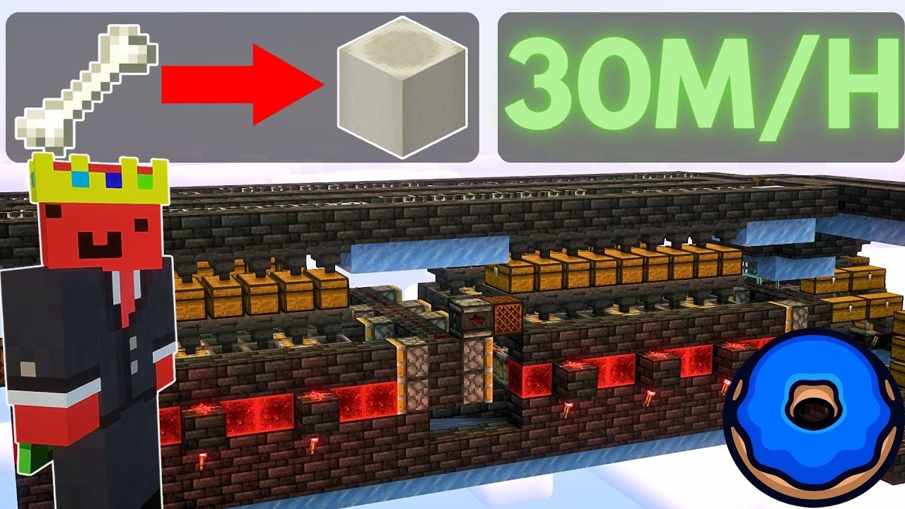 Bone Block Farm Tutorial on Donut SMP [NEW META] - YouTube