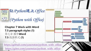 Python with Office 045 - Work with Word - 7-5 paragraph alignment list 段落样式