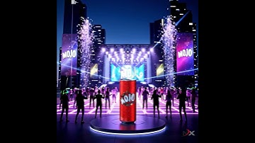 AI-Generated Mojo Soft Drink CGI Ad | Nxgen Infosys AI Beverage Marketing Demo