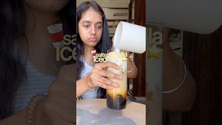 🥤Salted Vanilla Iced Coffee using @coffeeworks (100 Cal)