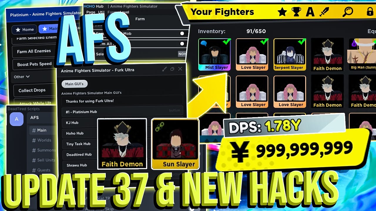 AnSitHub Anime Fighters Simulator Script Download 100% Free