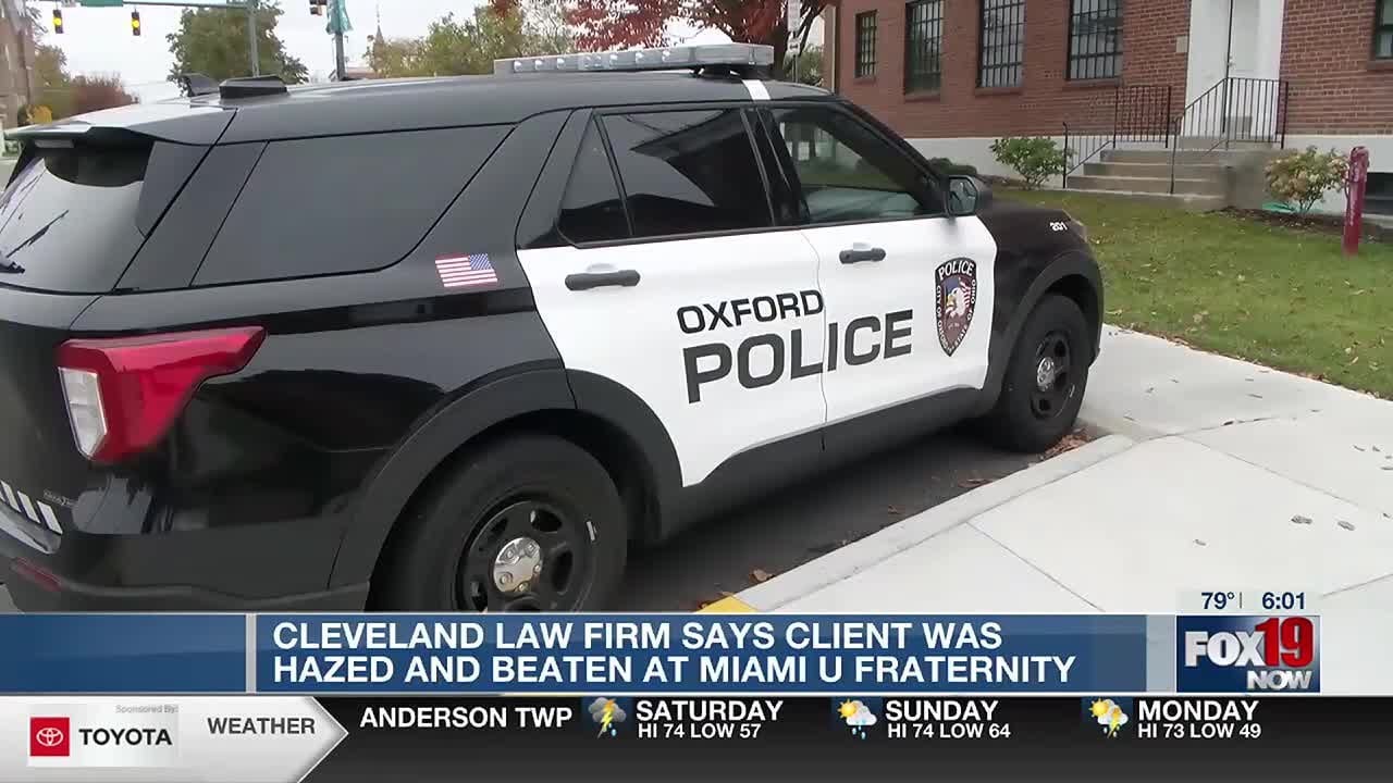 Cleveland law firm says client was hazed and beaten at Miami U fraternity