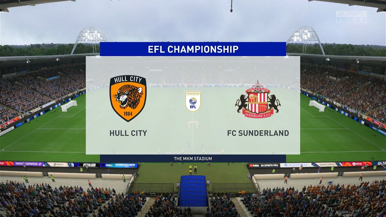 Fifa 23 - Hull City vs FC Sunderland - EFL Championship Match [Fifa 23 Gameplay] [PS4]
