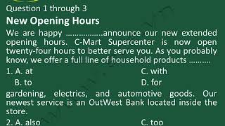 Luyện thi Toeic - Developing - Unit 13/14