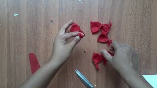Waste cloth craft ideas/waste cloth home  decor/ diy rose flower making/handmade craft