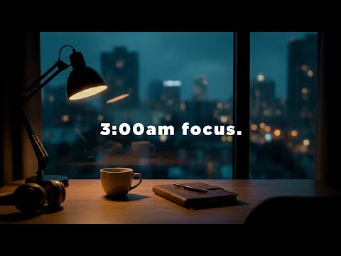 POV It S 3AM You Are Studying Alone In A Rainy City Soft Piano Rain 