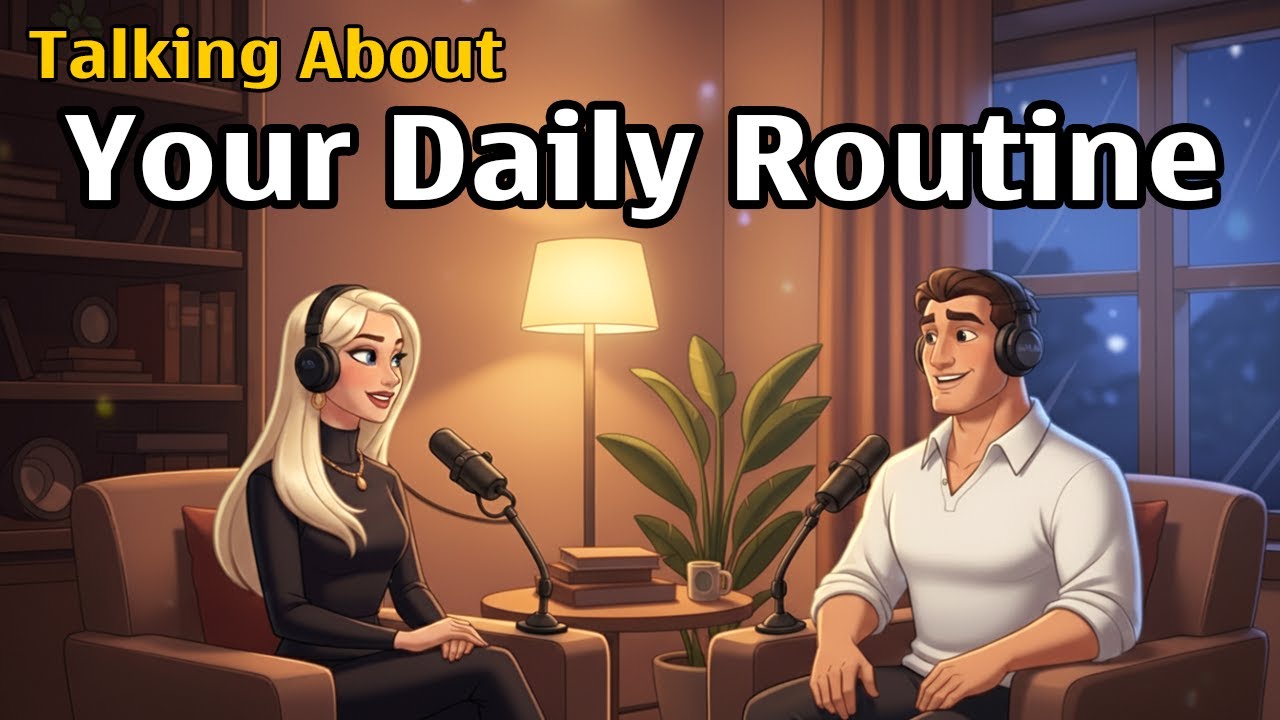 How to Talk About Your Daily Routine | English Conversation Practice ...