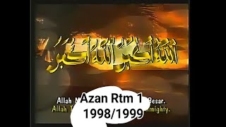 Azan Maghrib Tv1 1998/1999 (Penuh)