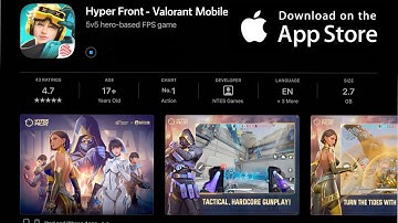 How To Download Hyper Front on App Store | VALORANT MOBILE 2022