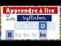 Apprendre à lire - les Syllabes