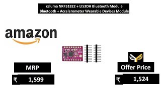 xcluma NRF51822 + LIS3DH Bluetooth Module Bluetooth + Accelerometer Wearable Devices Module
