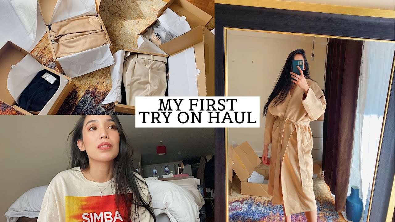 ZARA TRY ON HAUL MARCH 2020 part 1 + mini VLOG | First Youtube Video
