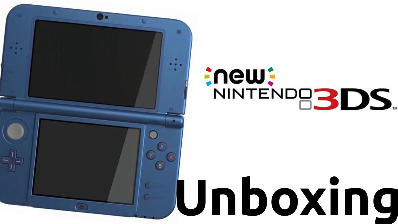 New Nintendo 3DS XL (Metallic Blue) Unboxing [DeutschHD] YouTube