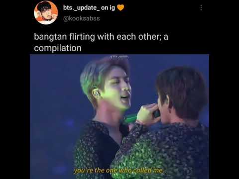 #BTS flirting with each other - YouTube