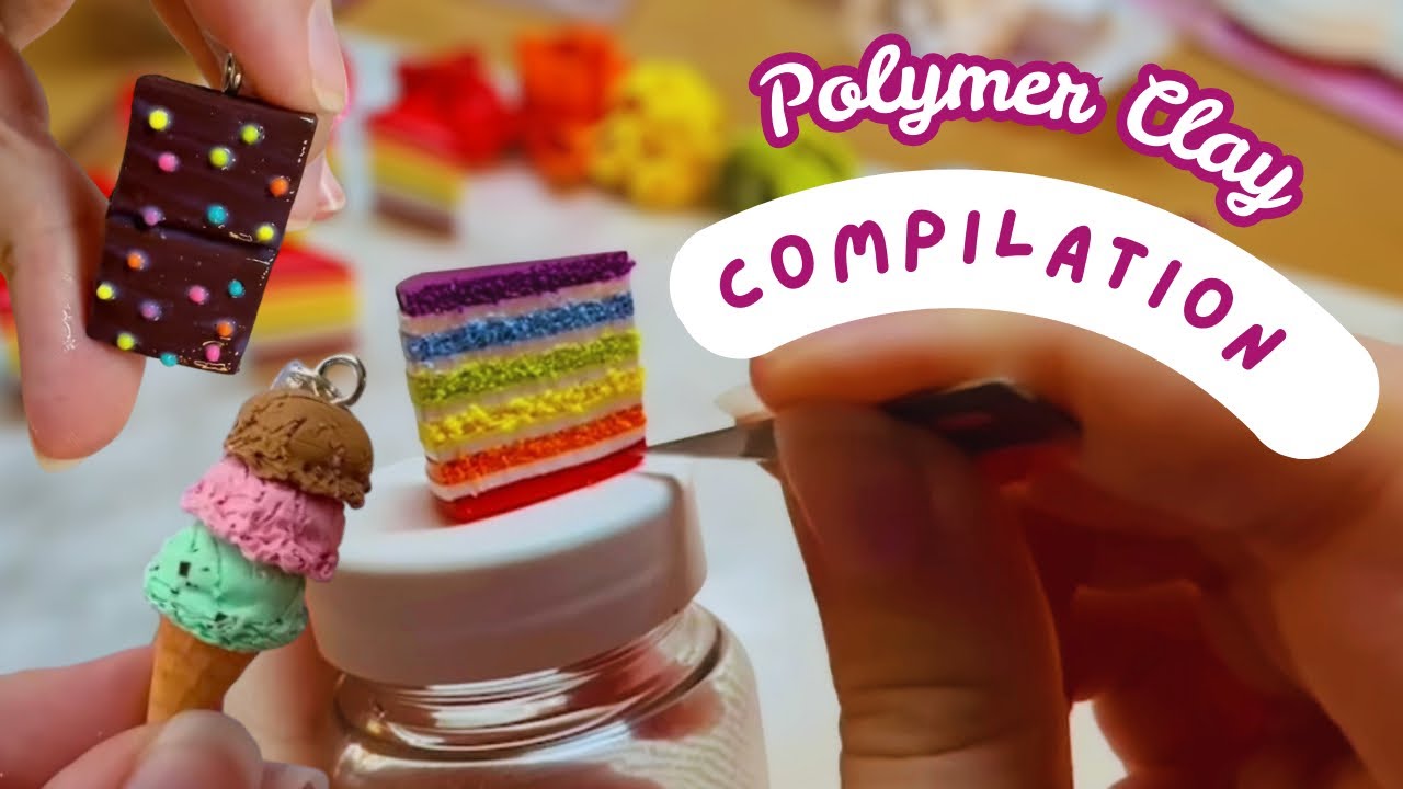 15 Adorable Miniature Food Tutorials Using Polymer Clay 🍰💕 - YouTube