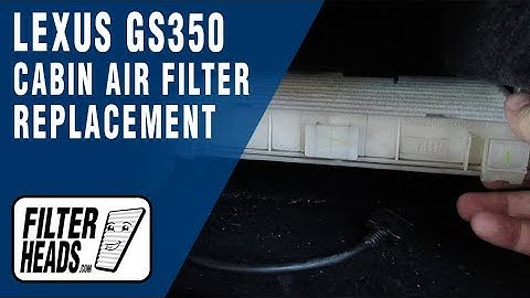 How to Replace Cabin Air Filter 2009 Lexus GS350 | AQ1102