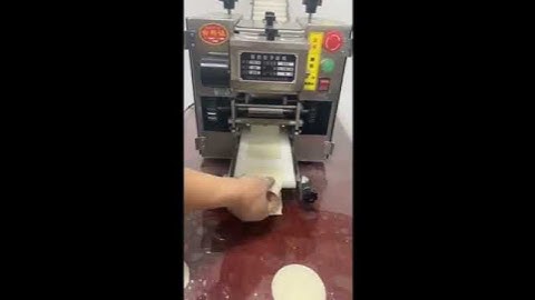 Commerical Roti Wonton samosa dumpling wrapper disc wrapper skin machine for sale