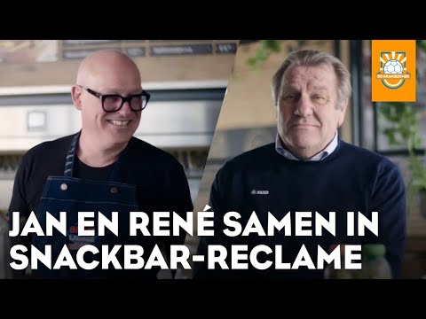 Jan en Ren samen in snackbar-reclame: 'Daar moeten jullie iets mee doen'