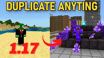 DUPLICATE ANYTHING! 1.17.2 WORKING Bedrock Duplication Glitch!