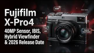 Fujifilm X-Pro4 LEAKS: 40MP Sensor, IBIS, Hybrid Viewfinder & 2026 Release Date