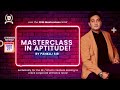 Masterclass in Aptitude | Free Aptitude Exam Preparation Class, Pankaj Sir Academy