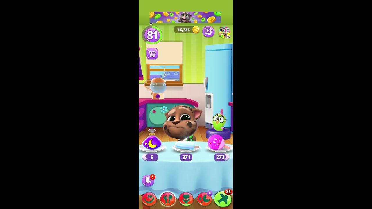 Talking tom live fun entertainment #shorts #live #trending #viraltom #funnycat #satisfying