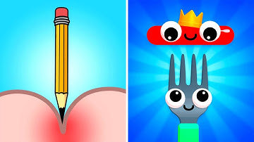 Tricky Brain Story vs Fork N Sausage 🧠🍴🌭 MAX LEVEL Gameplay Walkthrough (Android iOS) | EP-849