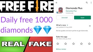 Diamonds Plus app real or fake | free diamonds | Garena free fire | Tech Lover DK screenshot 4