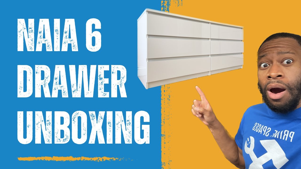 (UNBOXING) Tvilum Naia 6 Drawer Double Dresser aka Kepner 6 Drawer Dresser, Scottsdale, McKellingon