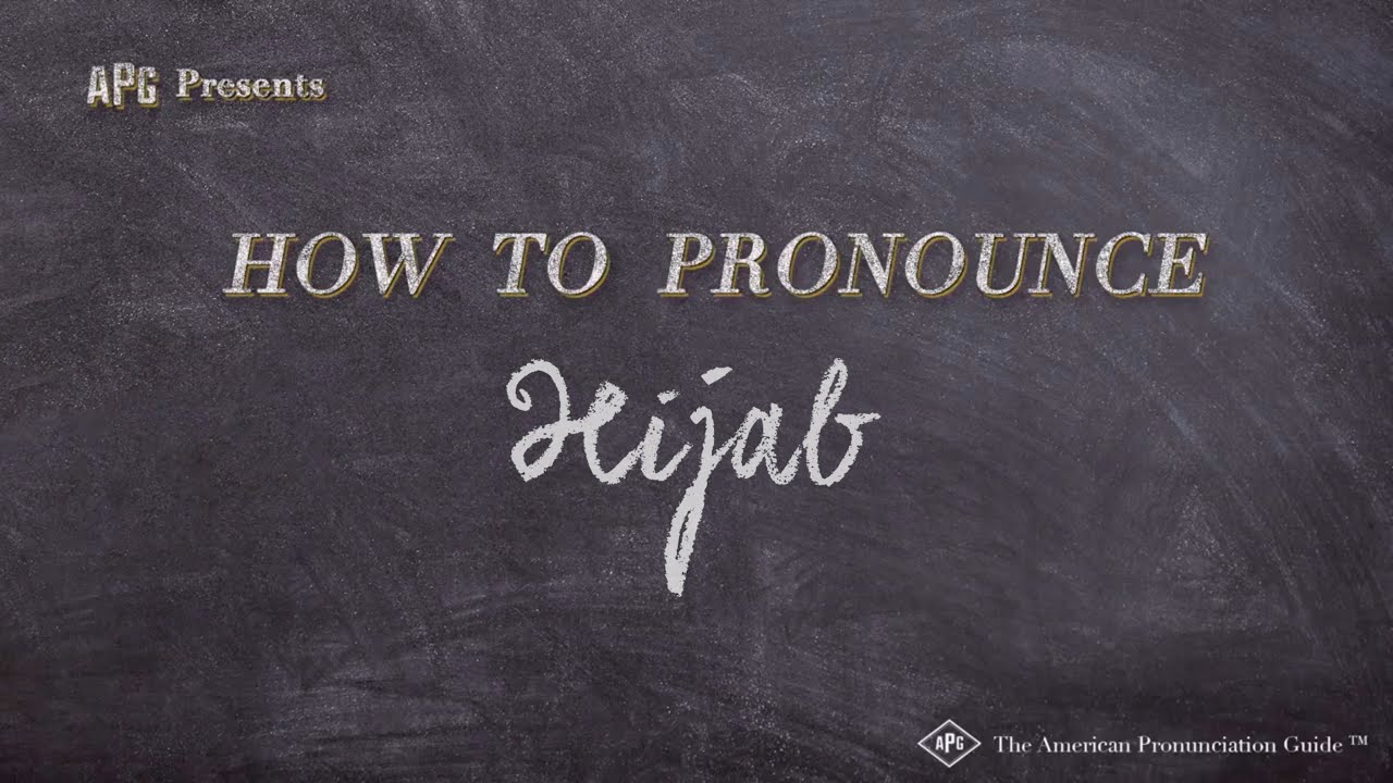 How to Pronounce Hijab (Real Life Examples!) - YouTube