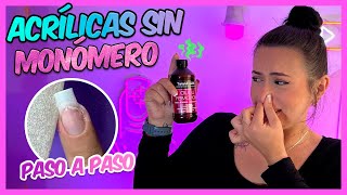 UÑAS ACRÍLICAS SIN MONÓMERO 😱 ADIOS A LOS MALOS OLORES 🤮🥰