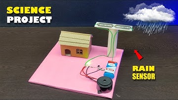 Rain Detector Project Without Arduino Uno|| Science Project|| Rain Detector|| Science #rainsensor 