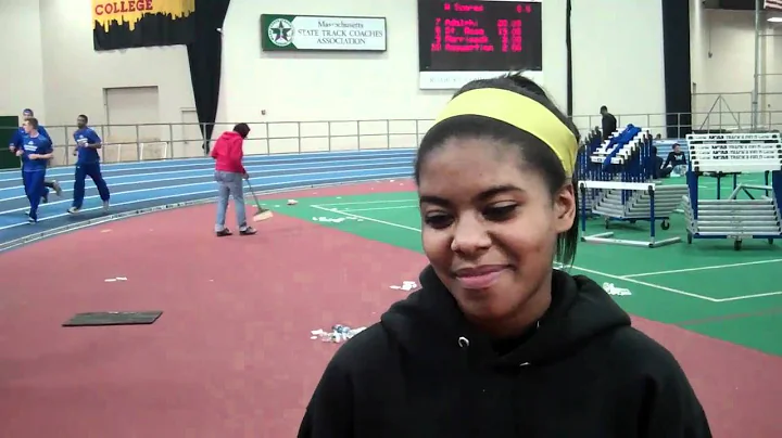 Coach Andrew Rickert interviews NE-10 champ