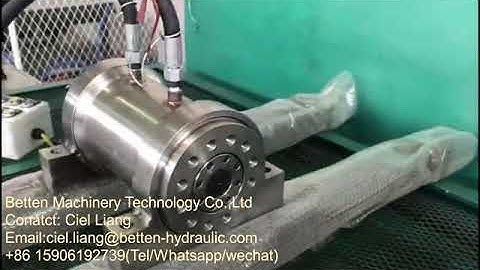 Stainless Steel Rotary Actuator Testing. Applied in the Yatch Veer